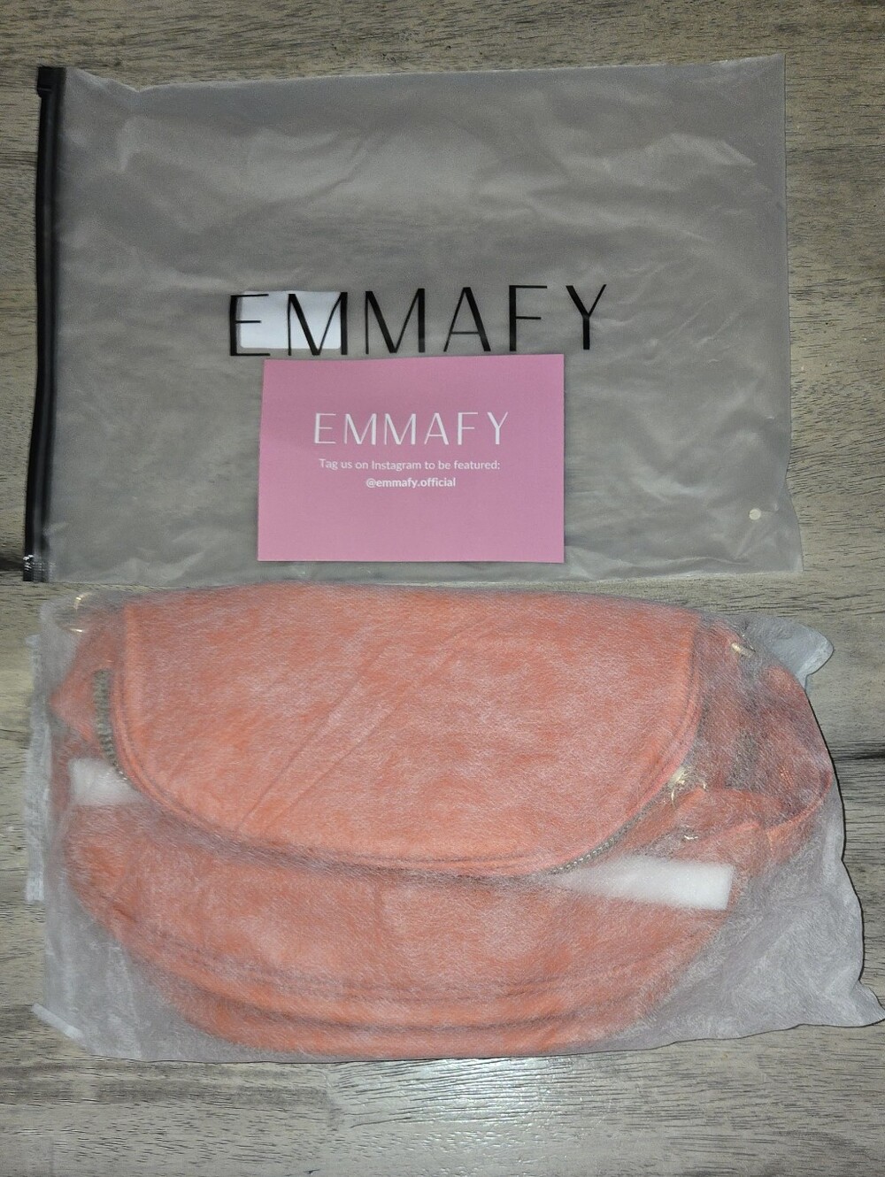 GO-Free Luxe Leather Bum Bag In Tomato